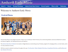 Tablet Screenshot of amherstearlymusic.org